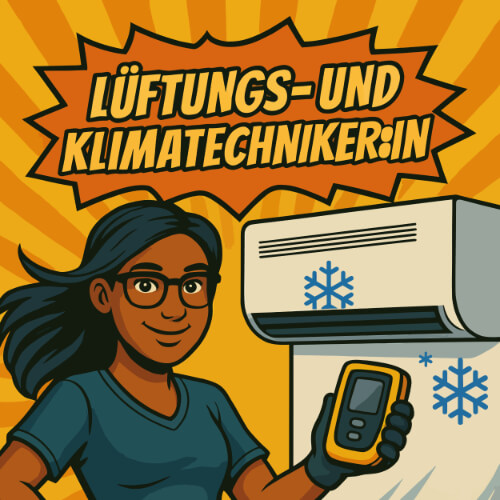 Lüftungs- & Klimatechniker:in